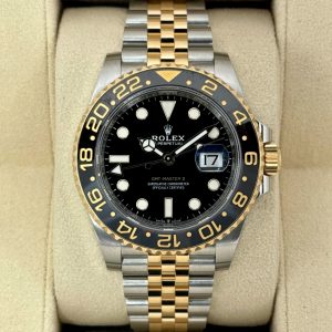 2024 Rolex GMT-Master II 40mm 126713GRNR Two-Tone Jubilee Black Dial (No. 4 of 4) for sale