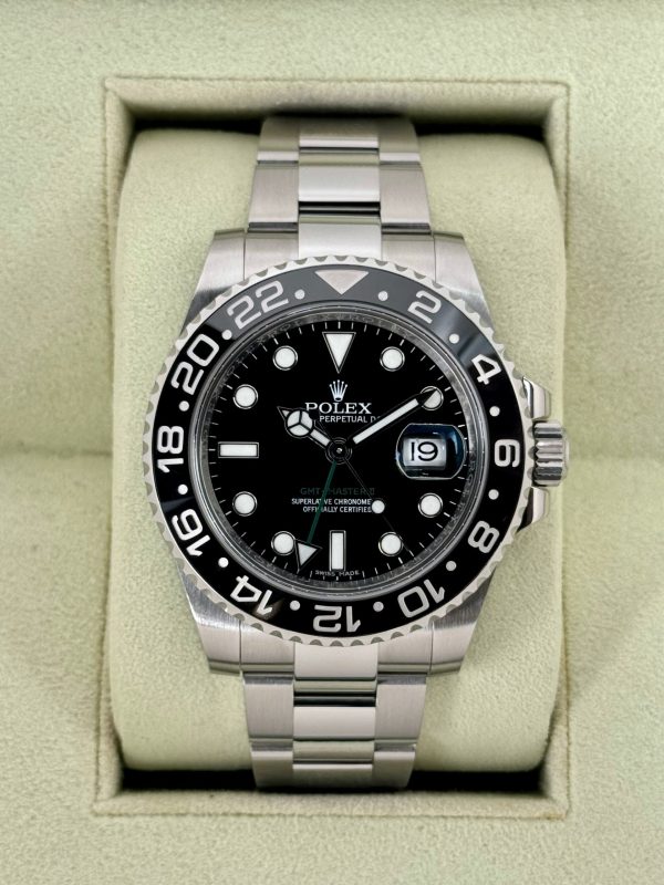 2014 Rolex GMT-Master II 40mm 116710LN Stainless Steel Black Dial (No. 2 of 3) for sale
