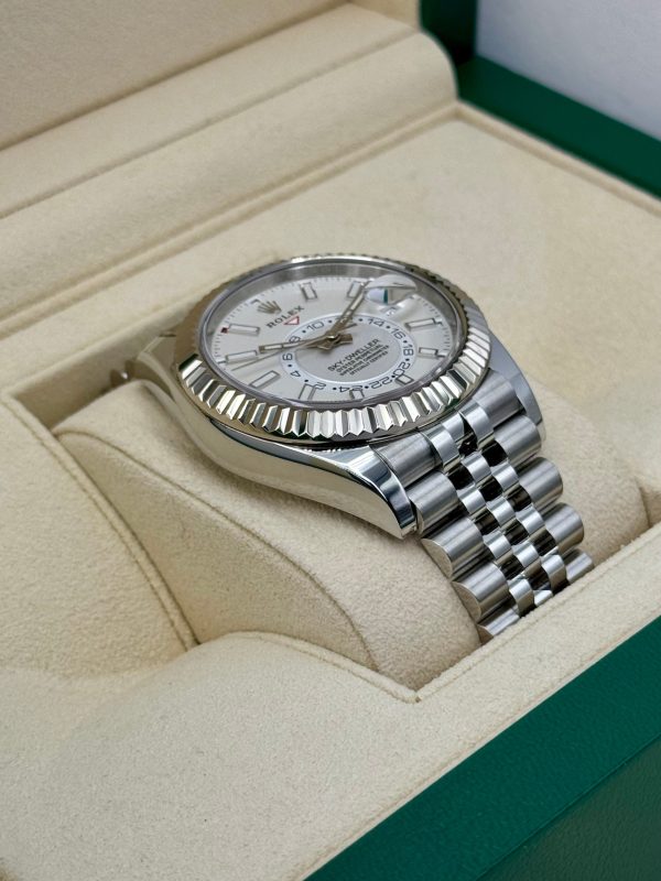 2022 Rolex Sky-Dweller 42mm 326934 Stainless Steel Jubilee White Dial for sale