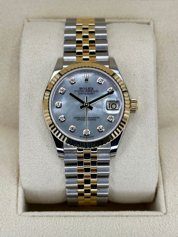2023 Rolex Datejust 31mm 278273 Two-Tone Jubilee MOP Diamond Dial (Unworn) (No. 1 of 2) for sale