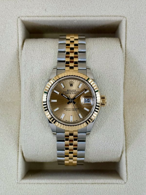 2024 Rolex Lady Datejust 28mm 279173 Jubilee Champagne Dial (Unworn) (No. 1 of 2) for sale