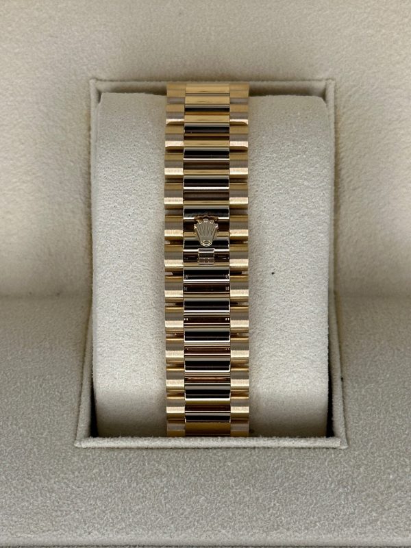 2021 Rolex Day-Date 36mm 128238 Mother of Pearl Diamond Dial for sale