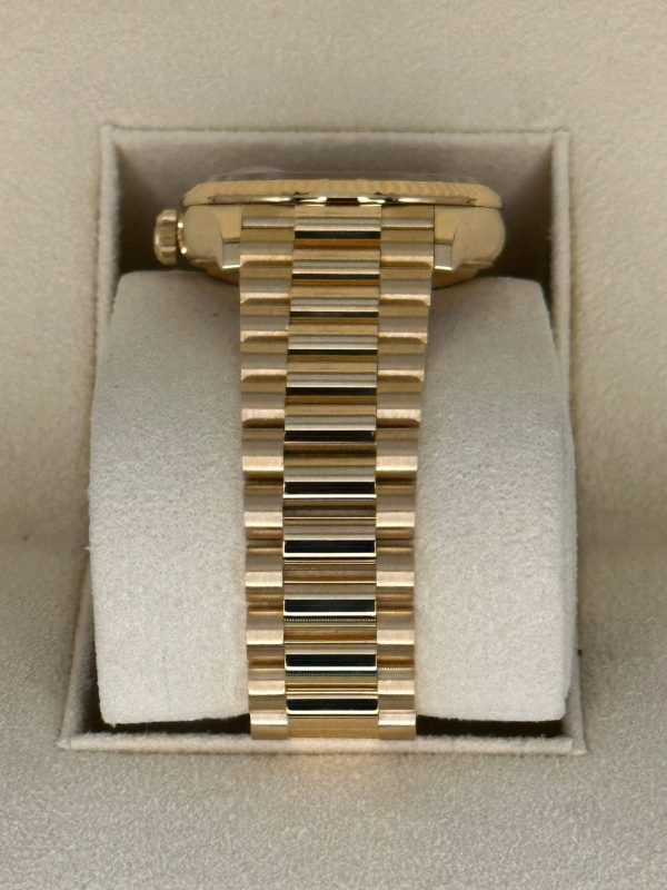 2021 Rolex Day-Date 36mm 128238 Mother of Pearl Diamond Dial for sale