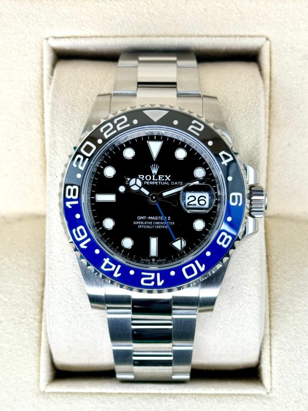 2022 Rolex GMT-Master II “Batman” 40mm 126710BLNR Oyster (No. 1 of 2) for sale