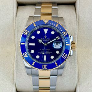 2016 Rolex Submariner “Bluesy” 40mm 116613LB Two-Tone Blue Dial (No. 1 of 2) for sale