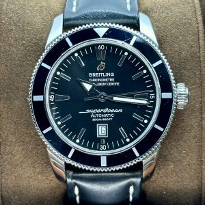 Breitling Superocean Heritage 46mm A17320 Stainless Steel Black Dial for sale