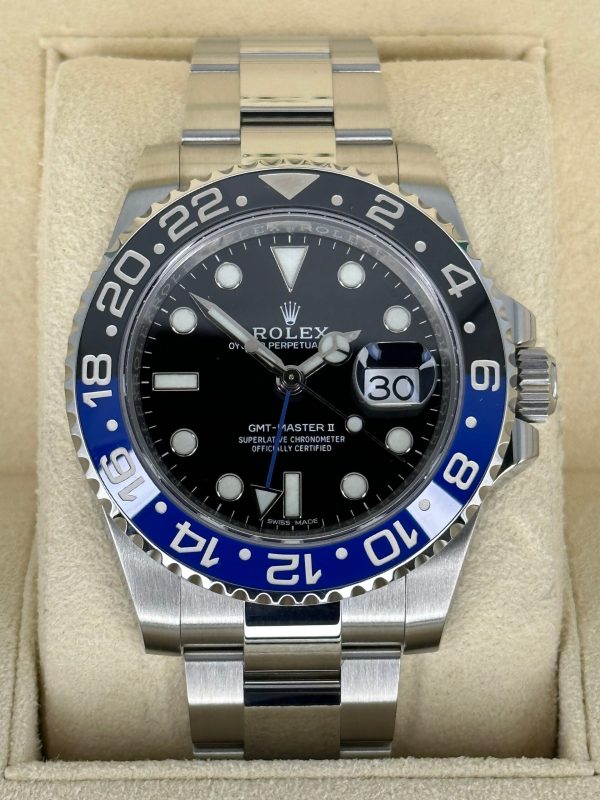 2018 Rolex GMT-Master II “Batman” 40mm 116710BLNR Oyster (No. 2 of 4) for sale