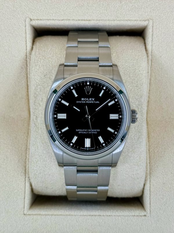 2023 Rolex Oyster Perpetual 36mm 126000 Black Dial for sale