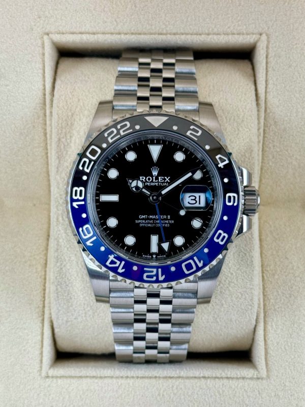 2022 Rolex GMT-Master II “Batgirl” 40mm 126710BLNR Jubilee Black Dial (No. 3 of 4) for sale