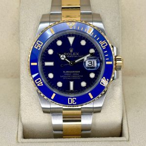 2019 Rolex Submariner “Bluesy” 40mm 116613LB Two-Tone Blue Dial for sale