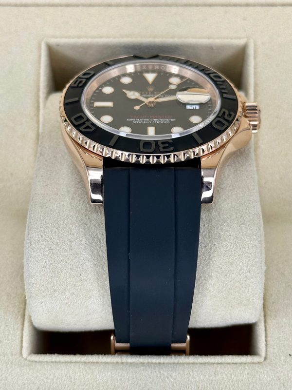 2018 Rolex Yacht-Master 40mm 116655 Oysterflex Black Dial for sale