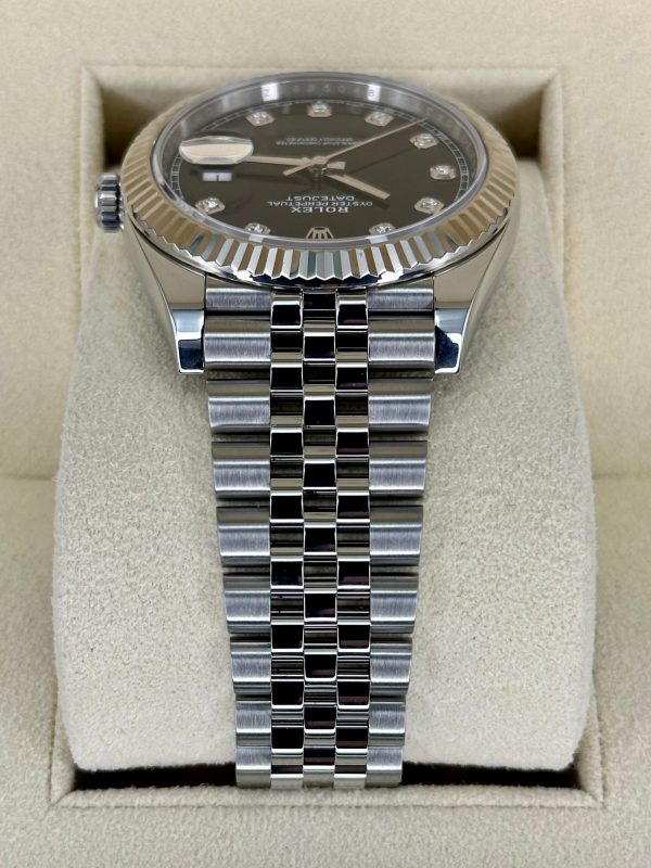 2021 Rolex Datejust 41mm 126334 Jubilee Black Diamond Dial for sale