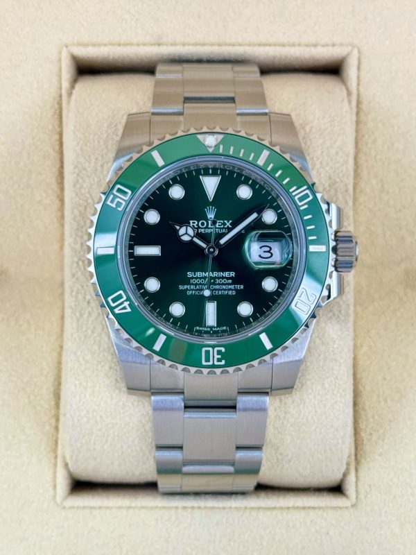 2017 Rolex Submariner “Hulk” 40mm 116610LV Green Dial (No. 4 of 5) for sale