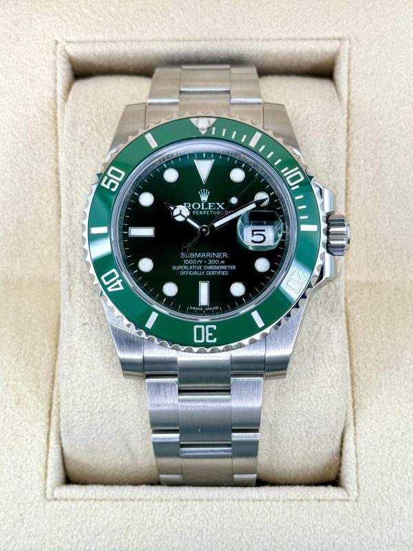 2017 Rolex Submariner “Hulk” 40mm 116610LV Green Dial (No. 1 of 5) for sale