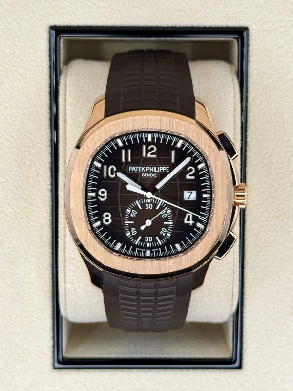 2024 Patek Philippe 5968R Aquanaut Chronograph Rose Gold for sale