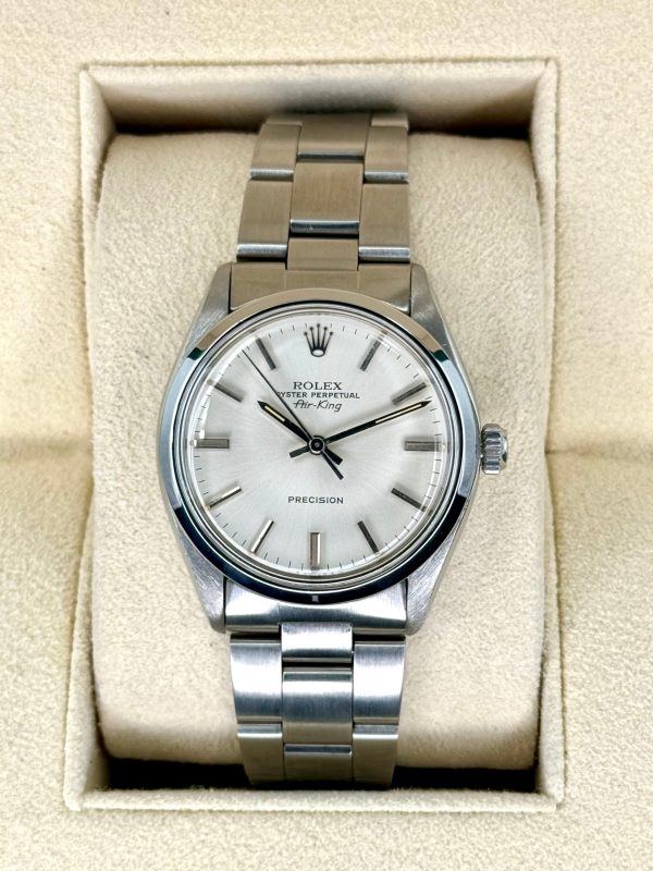 1978 Rolex Air-King 34mm 5500 Stainless Steel Oyster Silver Dial for sale