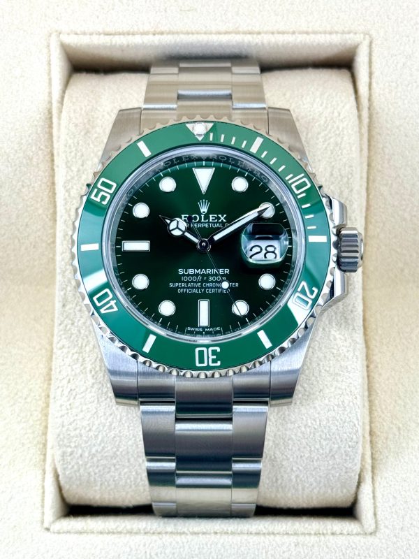 2017 Rolex Submariner “Hulk” 40mm 116610LV Green Dial (No. 2 of 5) for sale