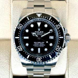2023 Rolex Deepsea 44mm 136660 Stainless Steel Black Dial (Unworn) for sale