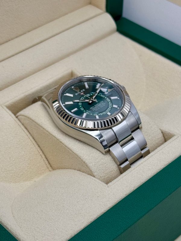 2025 Rolex Sky-Dweller 42mm 336934 Oyster Green Dial (Unworn) (No. 1 of 2) for sale