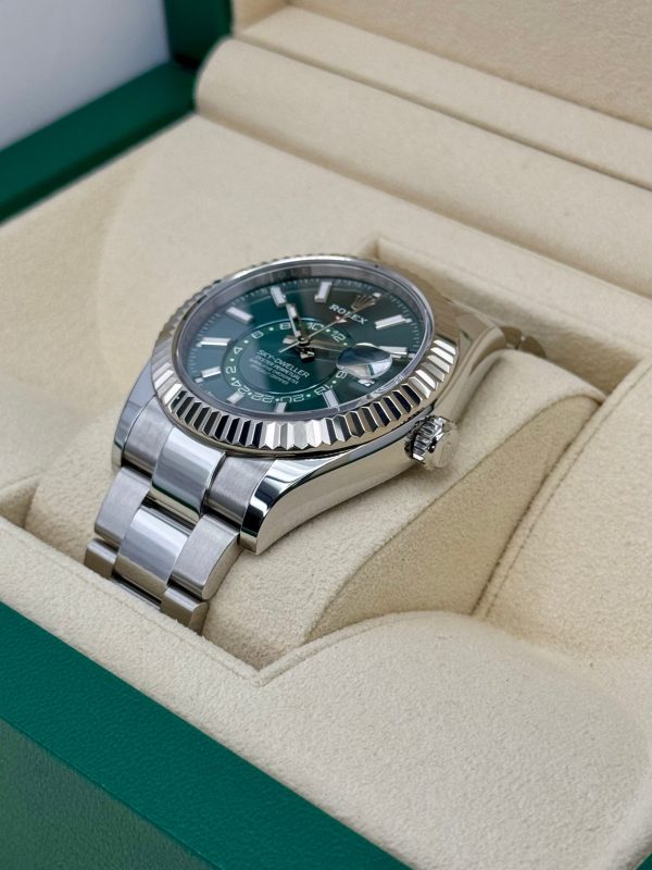 2025 Rolex Sky-Dweller 42mm 336934 Oyster Green Dial (Unworn) (No. 2 of 2) for sale