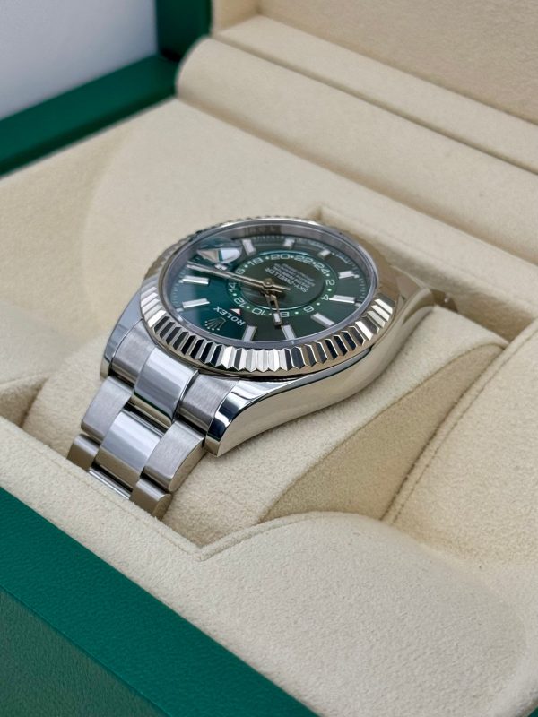 2025 Rolex Sky-Dweller 42mm 336934 Oyster Green Dial (Unworn) (No. 1 of 2) for sale