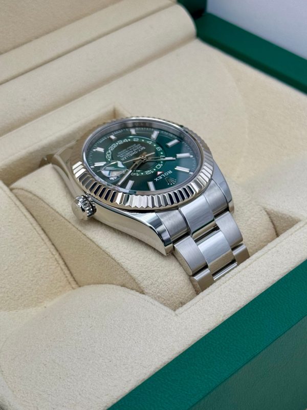 2025 Rolex Sky-Dweller 42mm 336934 Oyster Green Dial (Unworn) (No. 1 of 2) for sale