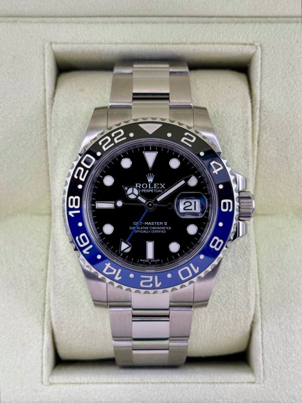 2014 Rolex GMT-Master II “Batman” 40mm 116710BLNR Oyster (No. 2 of 2) for sale