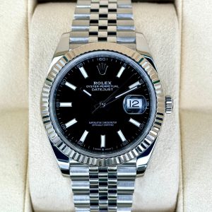2020 Rolex Datejust 41mm 126334 Stainless Steel Jubilee Black Dial for sale