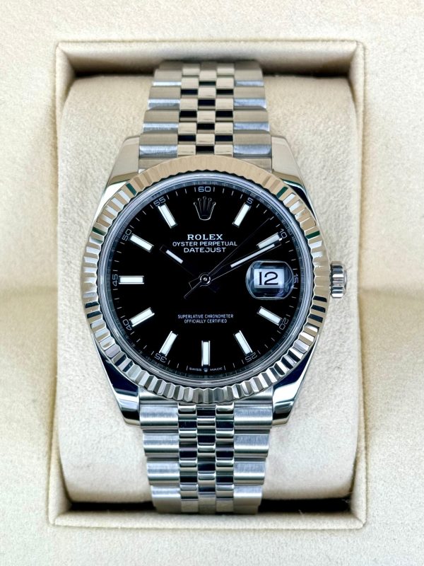 2020 Rolex Datejust 41mm 126334 Stainless Steel Jubilee Black Dial for sale