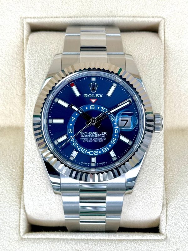 2024 Rolex Sky-Dweller 42mm 336934 Oyster Blue Dial (Unworn) for sale