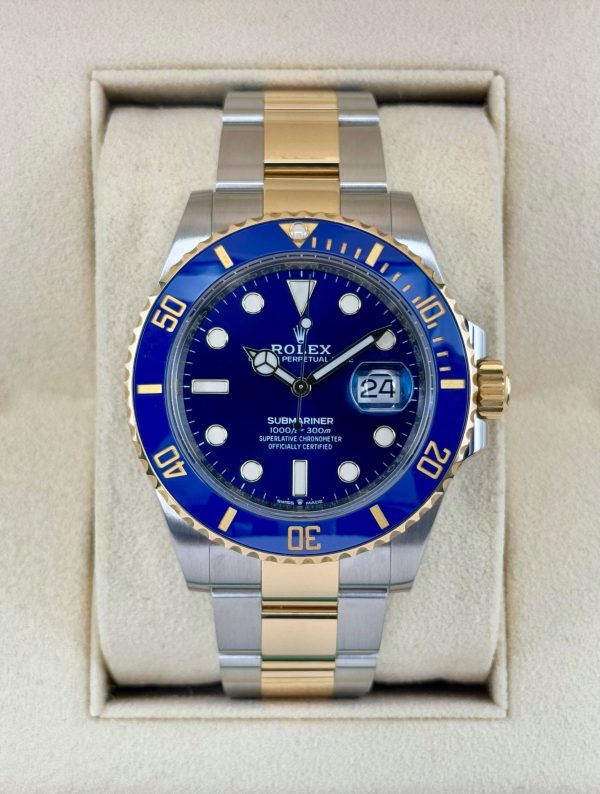 2021 Rolex Submariner “Bluesy” 41mm 126613LB Two-Tone Blue Dial for sale