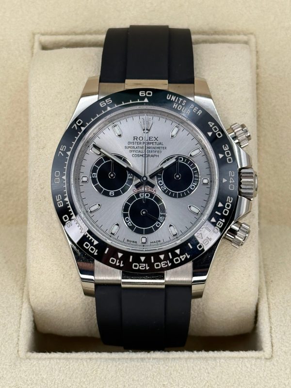 2023 Rolex Daytona 40mm 116519LN White Gold Silver Ghost Dial for sale