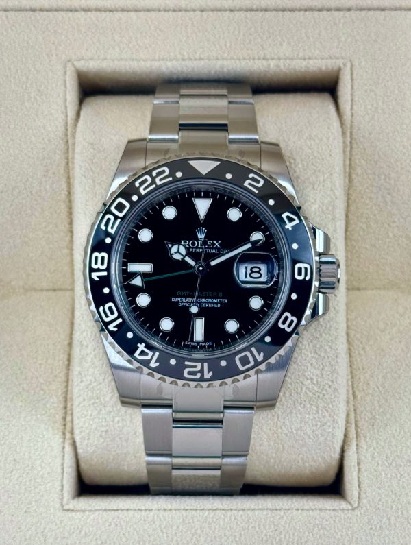 OLD STOCK 2016 Rolex GMT-Master II 40mm 116710LN Black Dial (Unworn) for sale