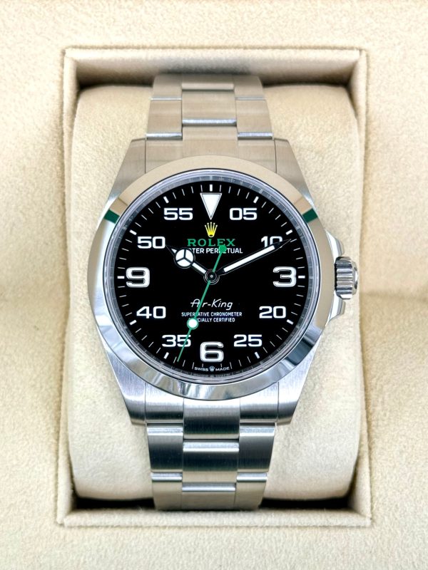 2023 Rolex Air-King 40mm 126900 Stainless Steel Black Dial for sale