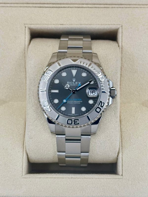 2017 Rolex Yacht-Master 37mm 268622 Stainless Steel Rhodium Dial for sale