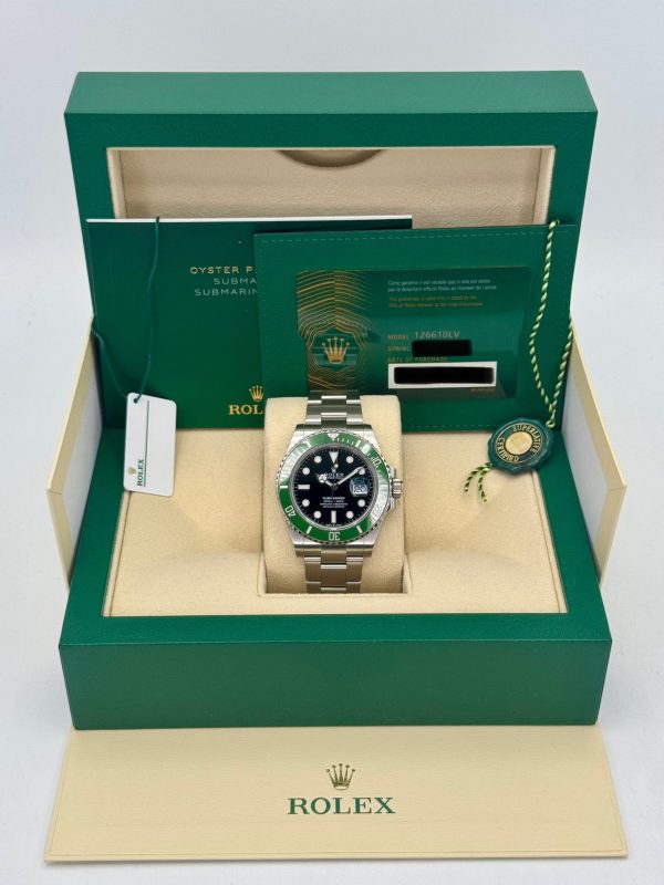 2024 Rolex Submariner “Starbucks” 41mm 126610LV Black Dial (Unworn) (No. 3 of 3) for sale