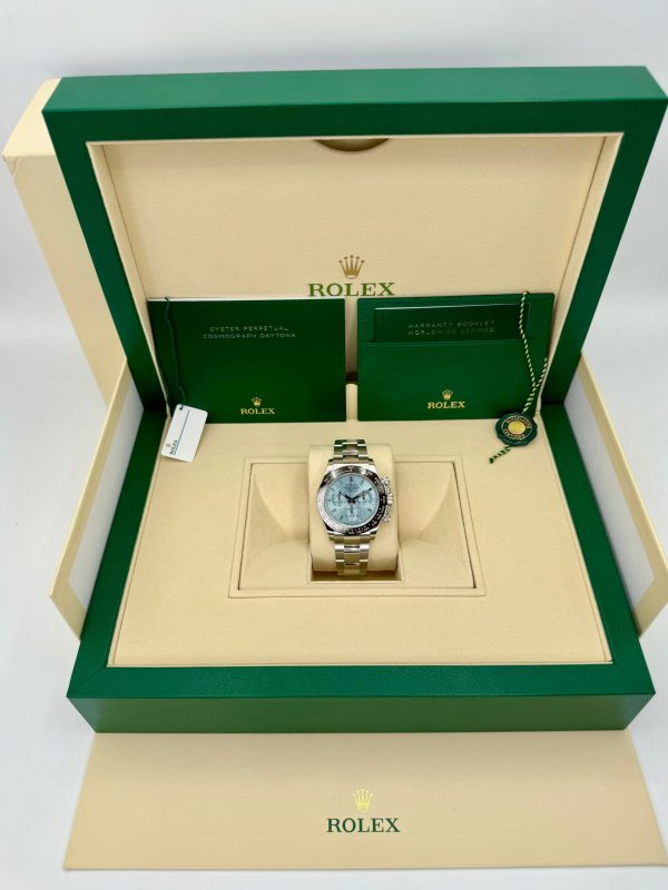2023 Rolex Daytona 40mm 116506 Platinum Ice Blue Diamond Dial for sale