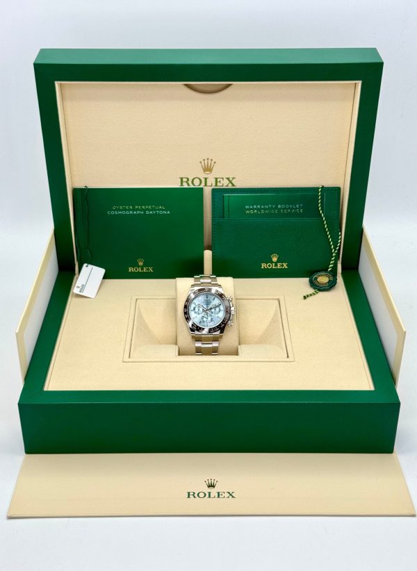 2023 Rolex Daytona 40mm 116506 Platinum Ice Blue Diamond Dial for sale