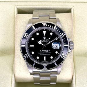 2002 Rolex Submariner Date 40mm 16610 Stainless Steel Black Dial (No. 1 of 2) for sale