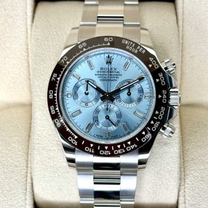 2023 Rolex Daytona 40mm 116506 Platinum Ice Blue Diamond Dial (Unworn) (No. 5 of 5) for sale