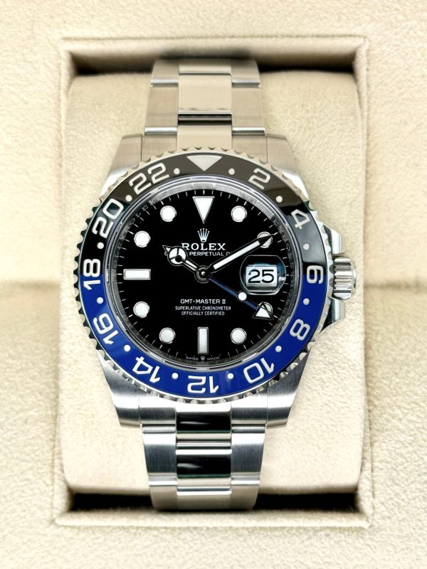 2023 Rolex GMT-Master II “Batman” 40mm 126710BLNR Oyster (No. 3 of 8) for sale