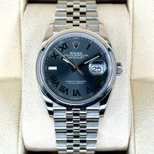 2023 Rolex Datejust 36mm 126200 Stainless Steel Jubilee Wimbeldon Dial for sale