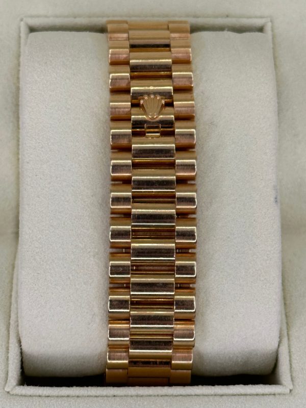 2011 Rolex Day-Date 36mm 118208 Presidential Black Onyx Dial for sale