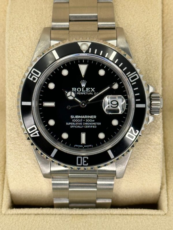 1991 Rolex Submariner Date 40mm 16610 with RSC Card for sale