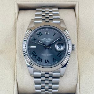 2020 Rolex Datejust 41mm 126334 Stainless Steel Jubilee Wimbledon Dial for sale