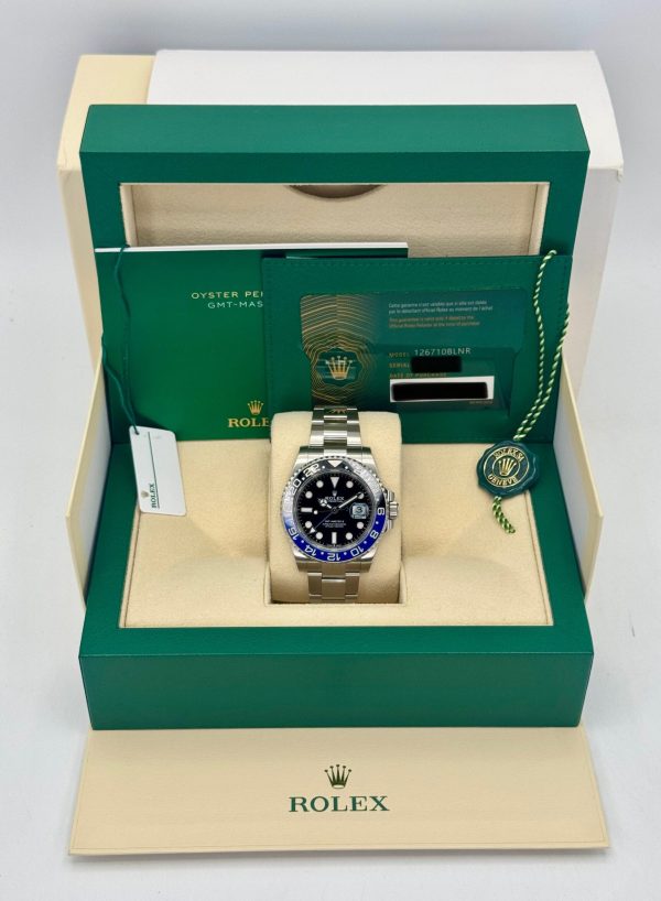 2023 Rolex GMT-Master II “Batman” 40mm 126710BLNR Oyster (No. 8 of 8) for sale