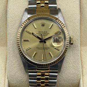 1987 Rolex Datejust 36mm 16013 Champagne Dial for sale