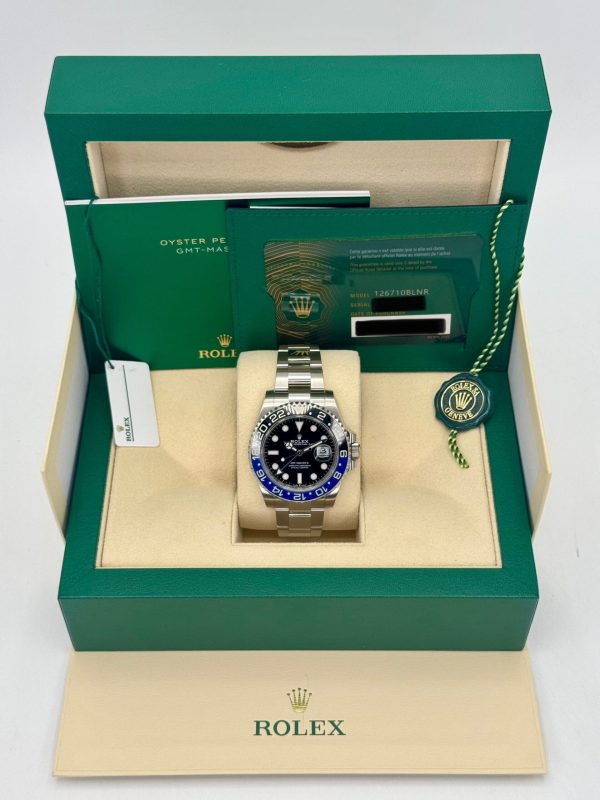2023 Rolex GMT-Master II “Batman” 40mm 126710BLNR Oyster (No. 8 of 8) for sale