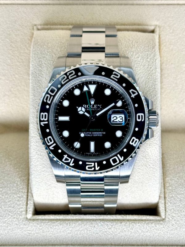 2013 Rolex GMT-Master II 40mm 116710LN Stainless Steel Black Dial (No. 1 of 4) for sale