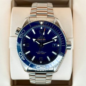 2019 Omega Seamaster Planet Ocean 43.5mm 215.30.44.21.03.001 Blue Dial for sale